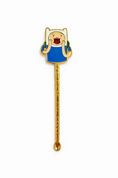 Cuchara medidora coleccionable de Finn de Hora de Aventura, marca Spoonies MX