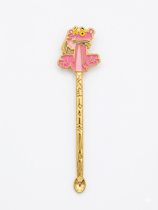 Cuchara medidora coleccionable de la Pantera Rosa, marca Spoonies MX