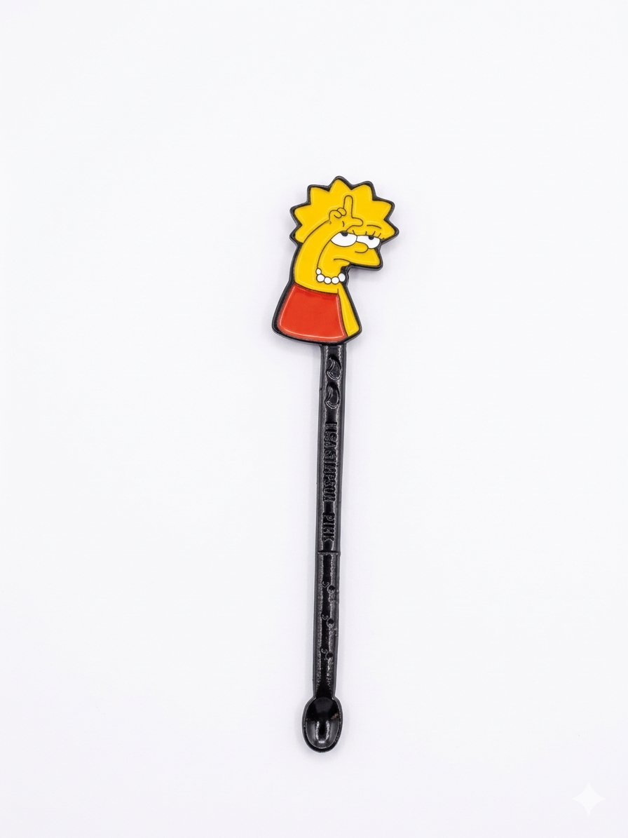 Cuchara medidora coleccionable de Lisa Simpson, marca Spoonies MX