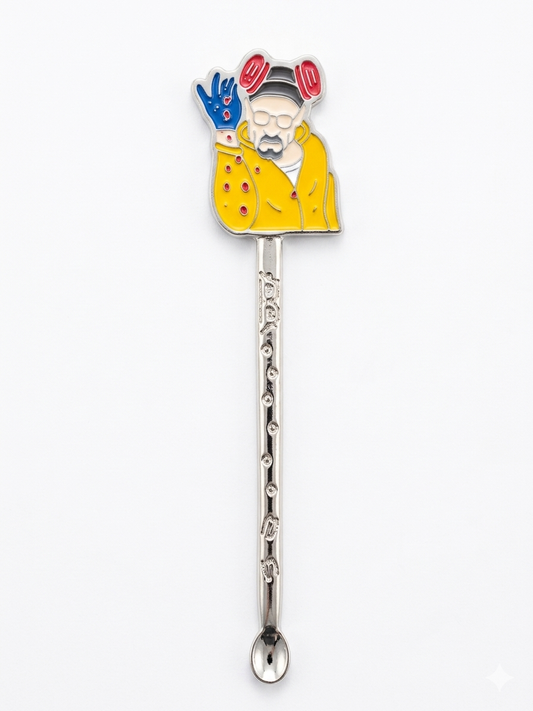 Cuchara medidora coleccionable Breaking Malo, homenaje a Breaking Bad, marca Spoonies MX
