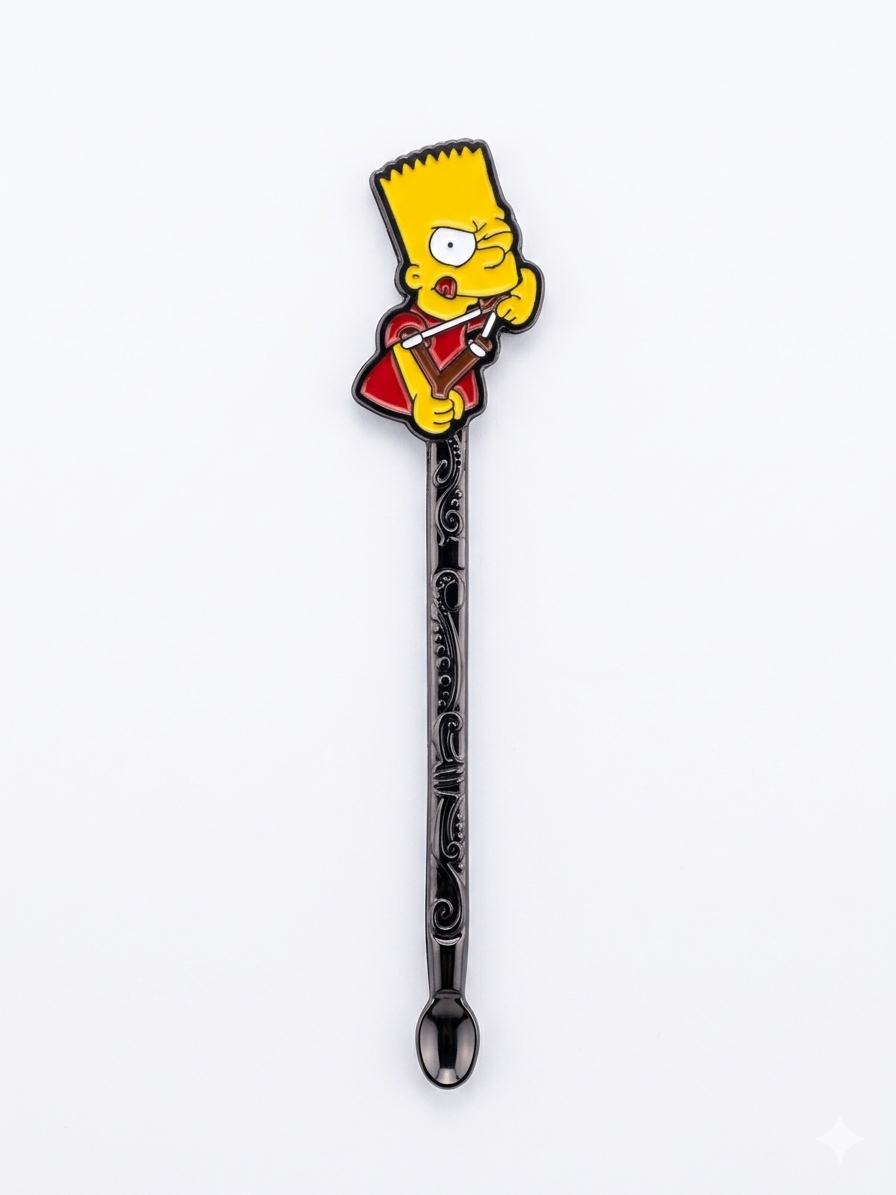 Cuchara medidora coleccionable de Bart Simpson, marca Spoonies MX