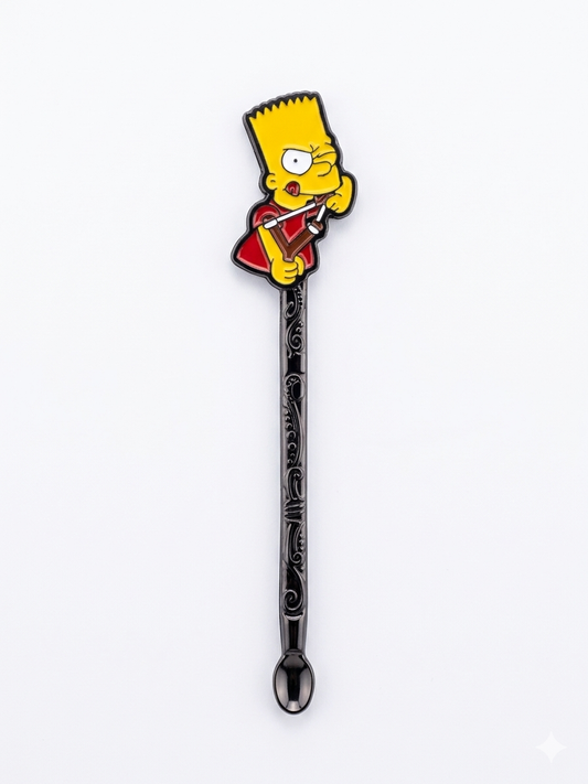 Cuchara medidora coleccionable de Bart Simpson, marca Spoonies MX