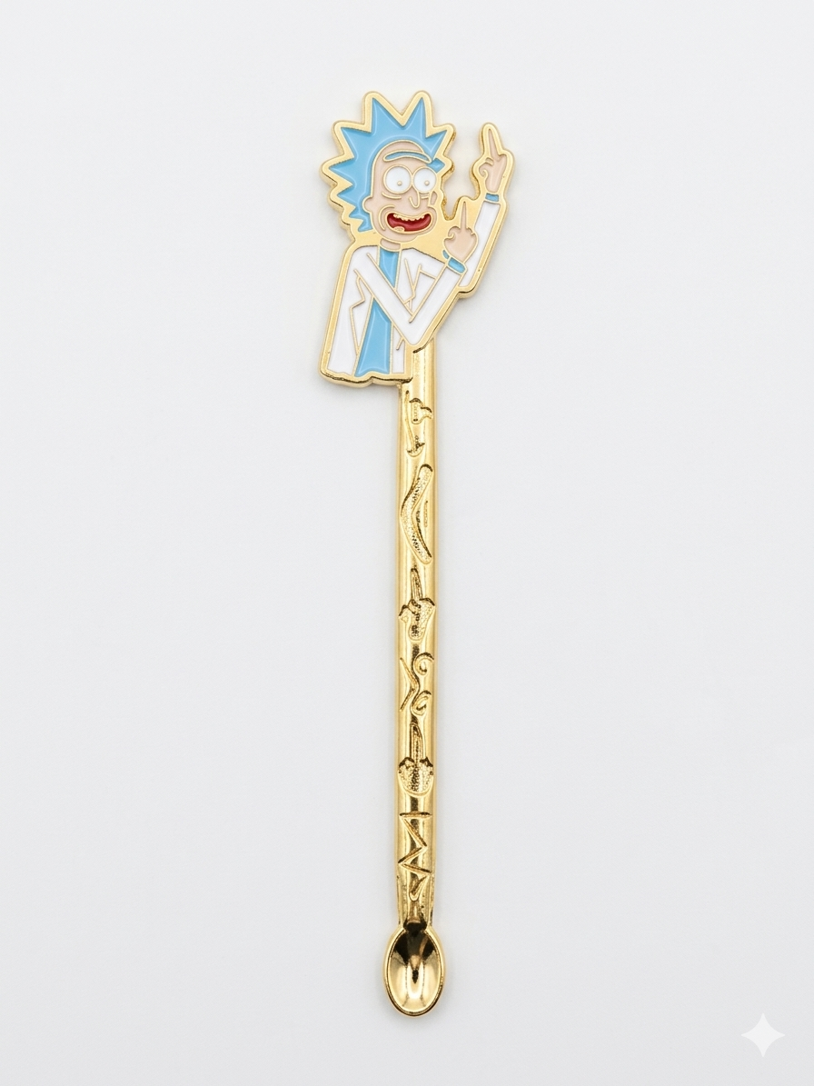 Cuchara medidora coleccionable de Rick Sanchez de Rick and Morty (edición 2), marca Spoonies MX