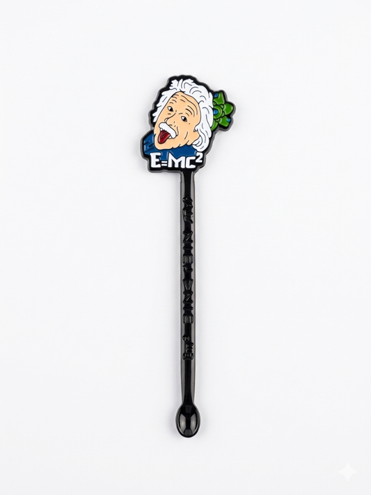 Cuchara medidora coleccionable de Albert Einstein, marca Spoonies MX