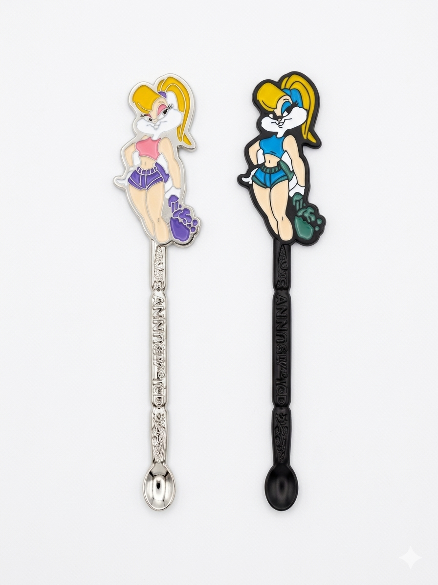 Cuchara medidora coleccionable de Lola Bunny de Looney Tunes, marca Spoonies MX