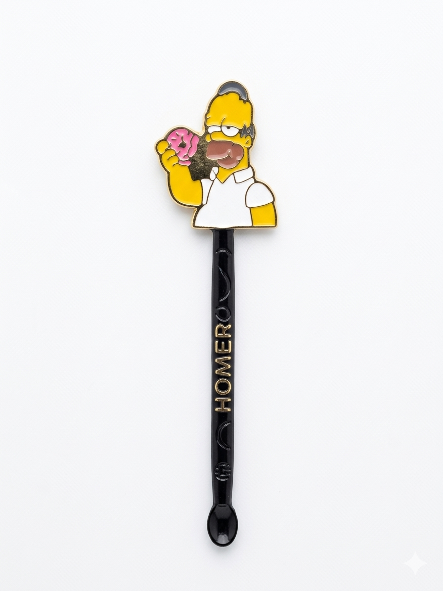 Cuchara medidora coleccionable de Homero Simpson, marca Spoonies MX