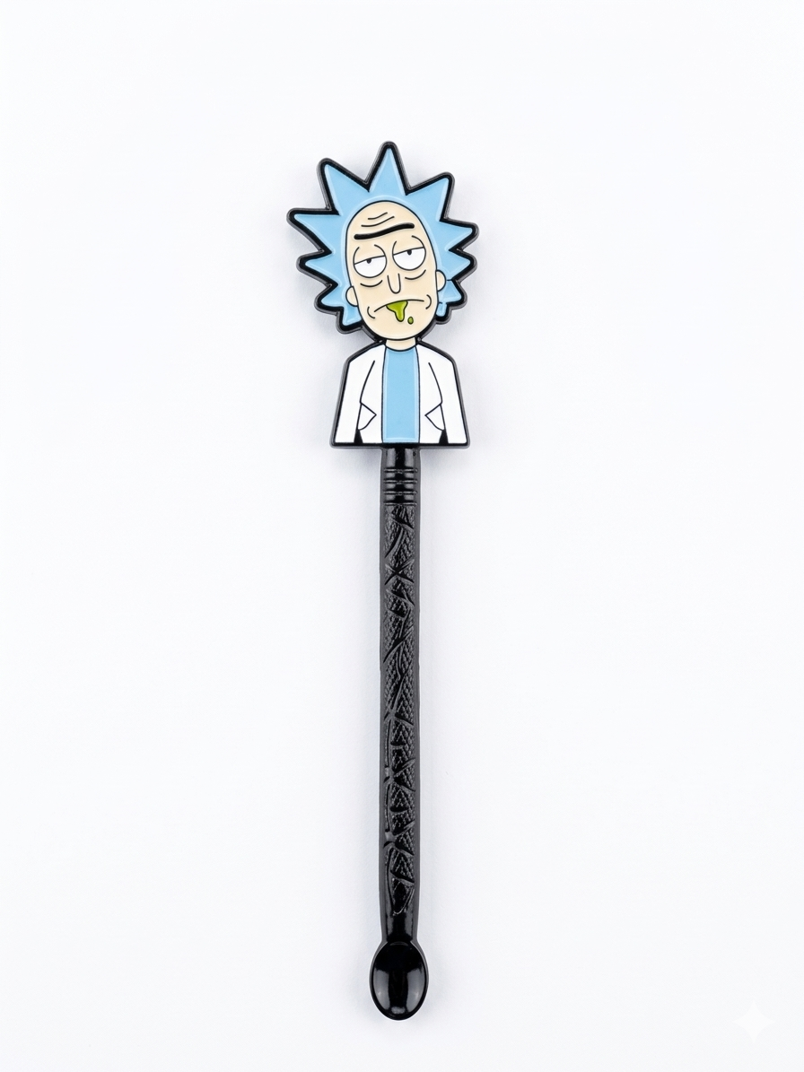 Cuchara medidora coleccionable de Rick Sanchez de Rick and Morty, marca Spoonies MX