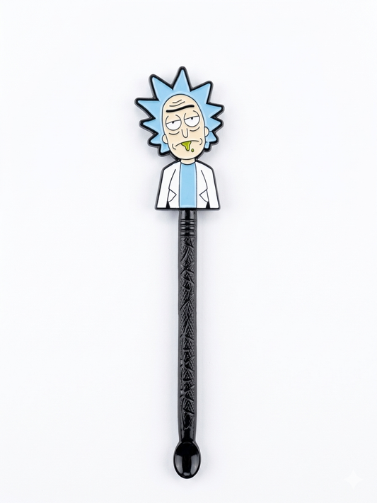Cuchara medidora coleccionable de Rick Sanchez de Rick and Morty, marca Spoonies MX
