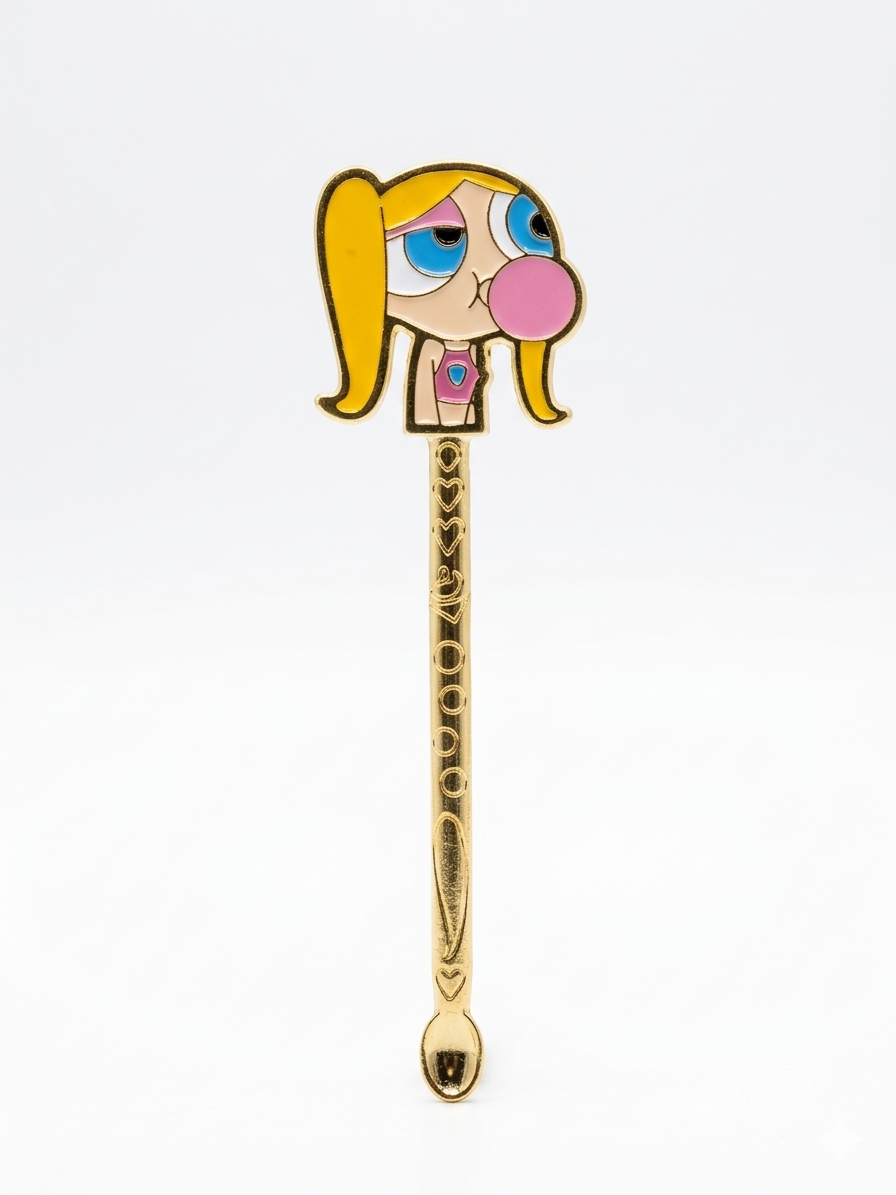 Cuchara medidora coleccionable de Burbuja de las Chicas Súper Poderosas, marca Spoonies MX